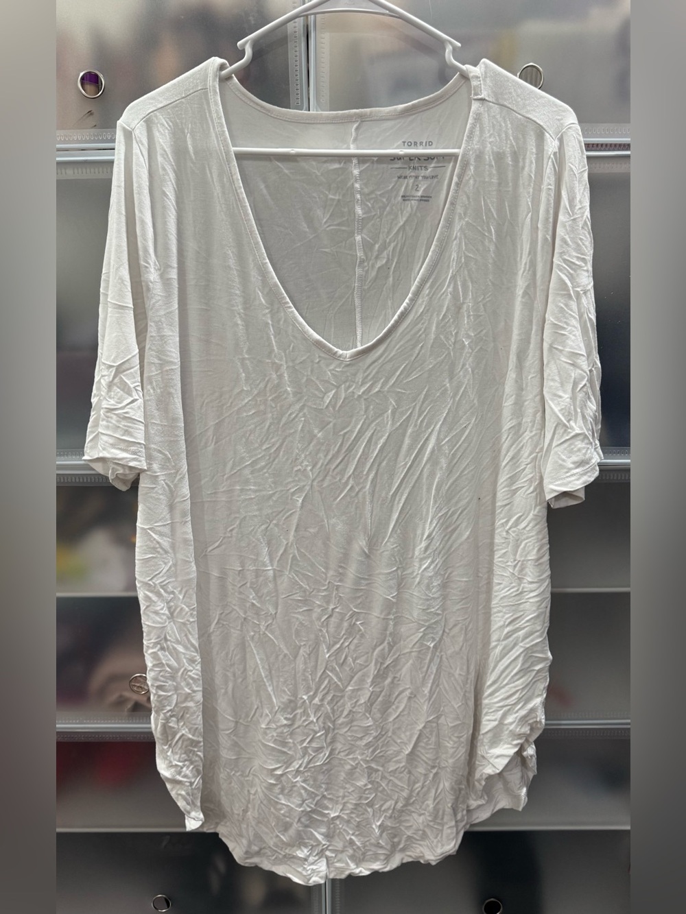 Torrid Super Soft Tunic Style Shirt Size 2